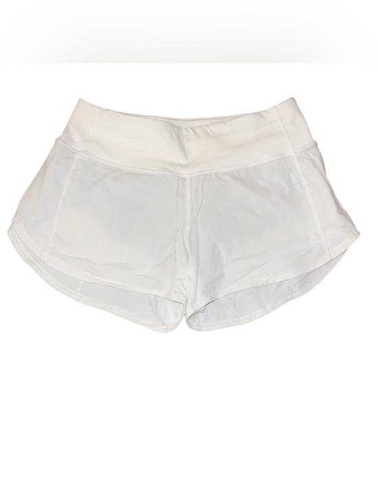 lululemon athletica Pants - EUC Lululemon Speed Up Shorts White 6 Athletic Shorts Running Athleisure
